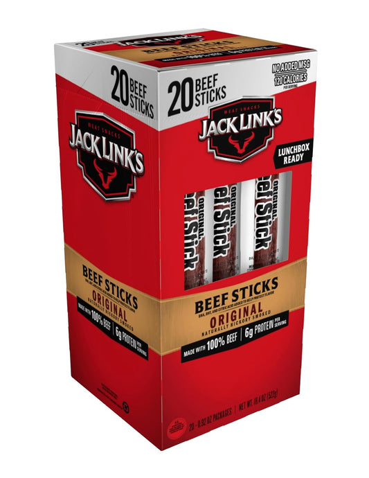 Jack Link's Original Beef Jerky Sticks - 0.92 oz (20 Pack)