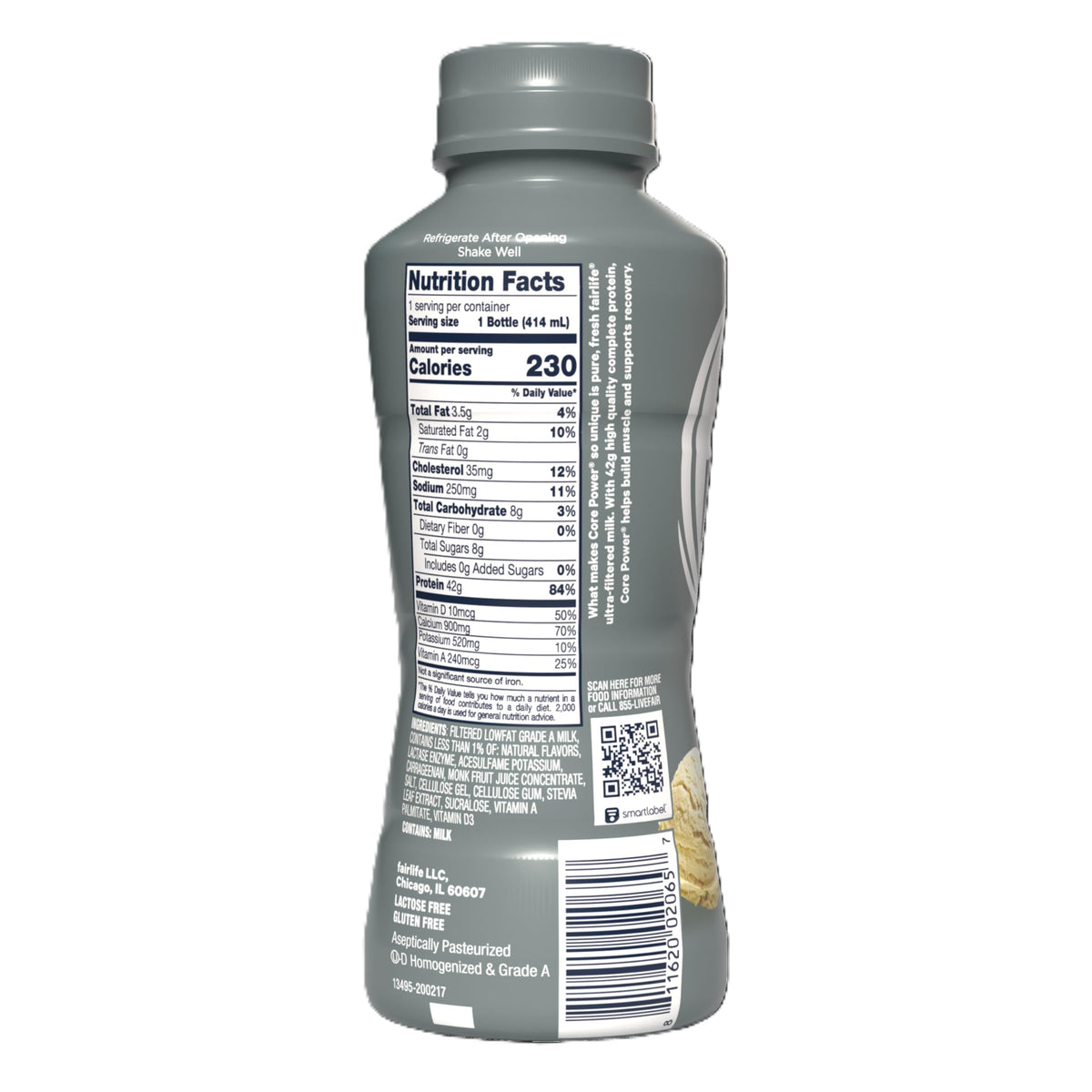 Core Power Fairlife Elite 42g High Protein Milk Shakes For kosher diet, Ready to Drink for Workout Recovery, Chocolate, 14 Fl Oz (Pack of 12), Liquid, Bottle