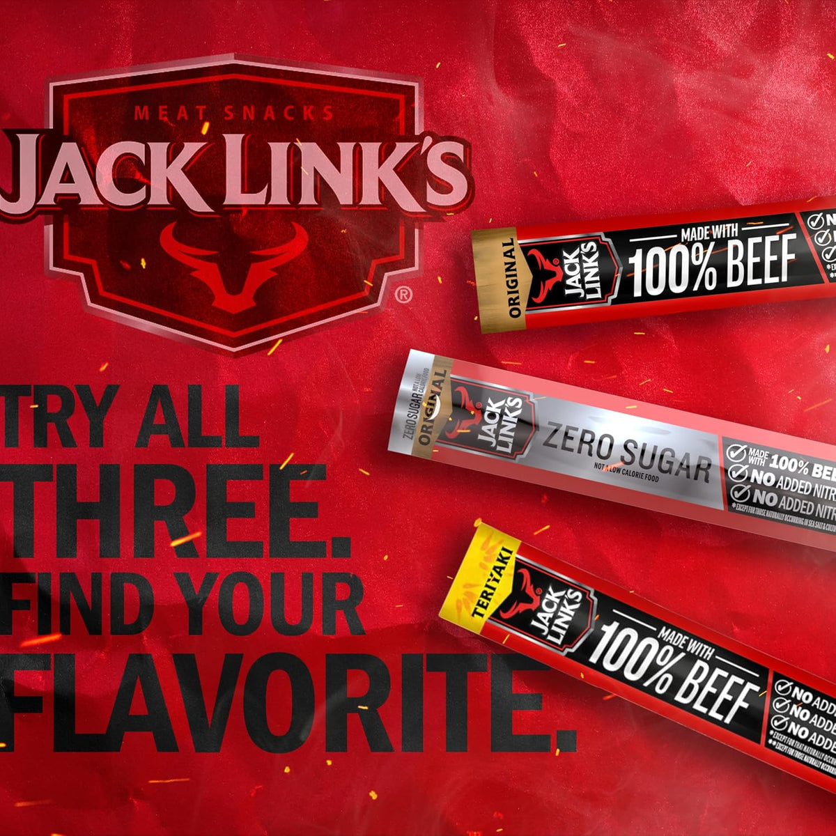 Jack Link's Original Beef Jerky Sticks - 0.92 oz (20 Pack)